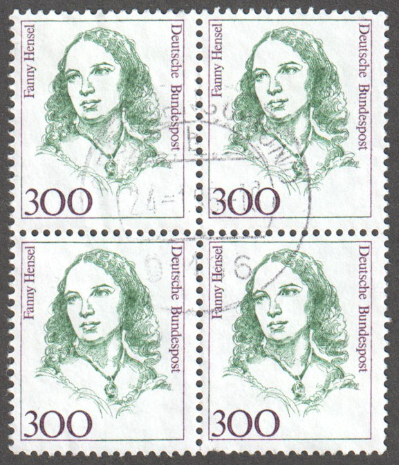 Germany Scott 1493A Used Block - Click Image to Close